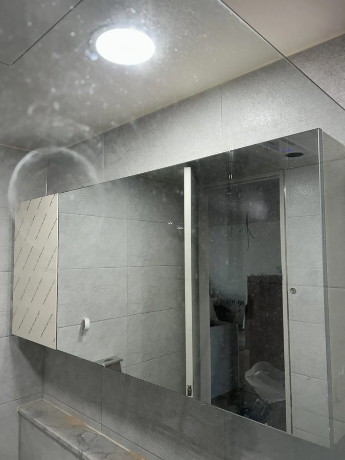 군포 화장실거울장교체 시공후 사진